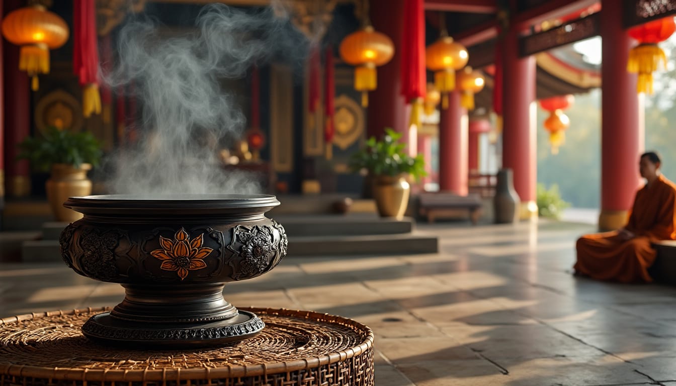 découvrez l'encensoir, un accessoire traditionnel qui enrichit vos rituels apaisants. explorez ses bienfaits pour la méditation, le bien-être et la purification de l'espace, tout en plongeant dans l'art ancestral de l'encens.
