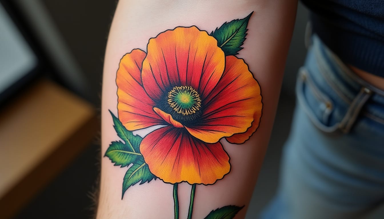 découvrez le tatouage coquelicot, un emblème de résistance et de beauté. explorez sa signification profonde et son allure unique, faisant de chaque encre une œuvre d'art célébrant le courage et la délicatesse.