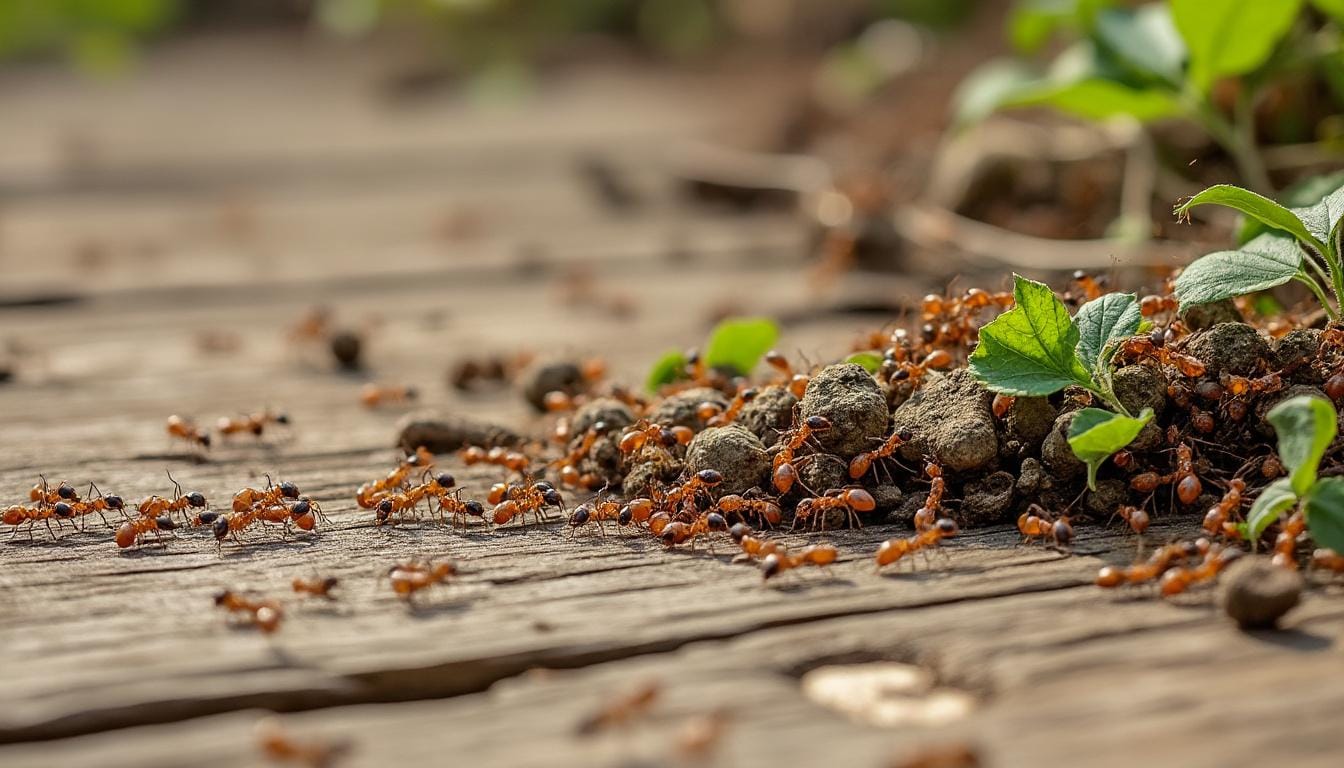 découvrez la signification des fourmis dans votre maison, de leurs comportements fascinants à leurs implications possibles sur votre environnement. apprenez pourquoi ces petites créatures s'installent chez vous et comment les gérer efficacement.