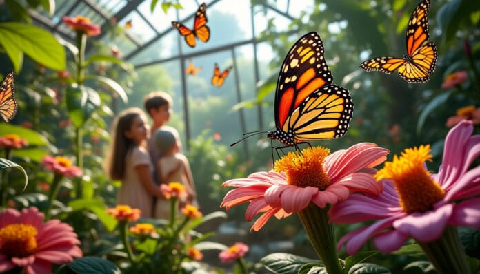 plongez dans l’univers magique du papiliorama et explorez la beauté des papillons et des insectes. une visite immersive pour petits et grands à la découverte d’espèces exotiques et colorées.