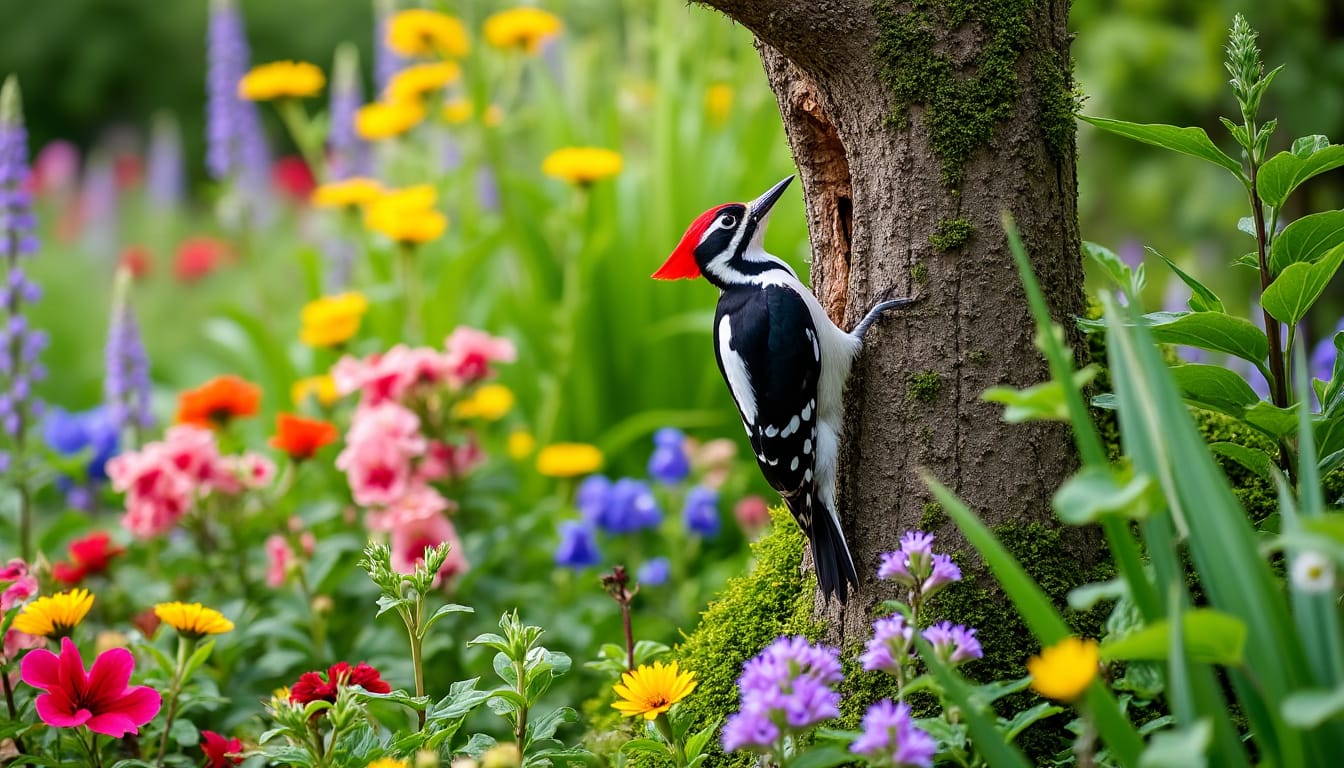 découvrez la signification de la présence d’un pivert dans votre jardin : symbolique, messages de la nature et conseils pour accueillir ce bel oiseau chez vous.