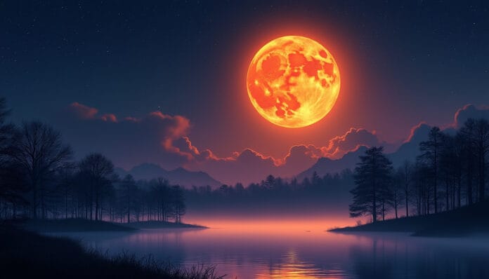 Pourquoi la lune apparaît-elle orange certaines nuits ? découvrez pourquoi la lune prend parfois une teinte orange éclatante dans le ciel nocturne. explications scientifiques simples sur ce phénomène fascinant et les conditions qui transforment la couleur de notre satellite naturel.
